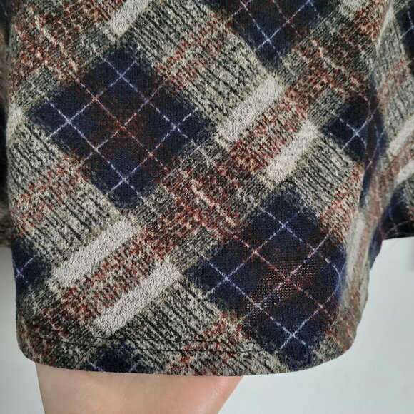 Chris & Carol Black Crew Neck Pullover Raglan Long Sleeve Sweater Top Sz Medium - Picture 4 of 9